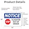 Signmission Elevator Out Of Order Sign With Symbol, 24 in W x Rectangle, Vinyl Decal OS-2PACK-NS-D-1824-L-11735 - alternate 5